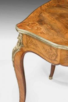 A fine mid Victorian burr walnut writing table - 774800