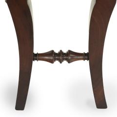 A fine pair of Regency mahogany armorial hall chairs attributed Gillows - 3345199