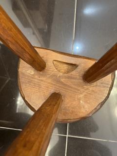 A fine pair of saddle seats oak stools - 3684125