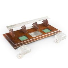 A fine silver mounted presentation penholder Commemorating the Laying Down - 4348843