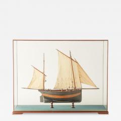 A gaff rigged Hastings lugger circa 1880 - 3720464