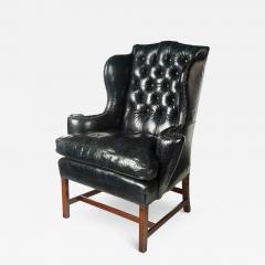A generous George III wing arm chair - 2841072