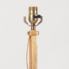 A gilt iron floor lamp in the manner of Raymond Subes C 1940  - 2832110