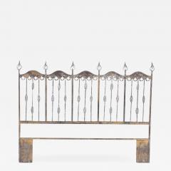 A gilt iron queen size Italian headboard Circa 1950 - 2244342