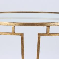 A gilt iron side table in the manner of J Royere circa 1950  - 2284284