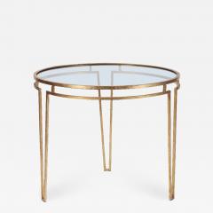 A gilt iron side table in the manner of J Royere circa 1950  - 2284334
