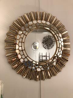 A gilt wood Starburst mirror - 1089246