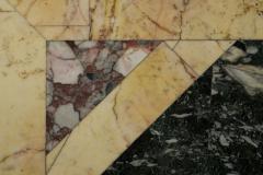 A good late Baroque period geometric table top composed of fine marble specimens - 4766127
