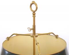 A good quality French empire style gilt bronze 3 light bouillotte lamp - 55078