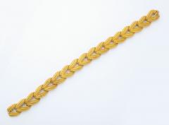 A great 18 kt Gold Leaf Form Necklace - 3094671