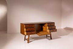 A grissinato sideboard in chestnut wood Italy late 1940s - 4222646