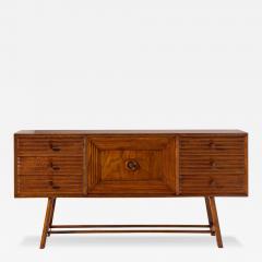 A grissinato sideboard in chestnut wood Italy late 1940s - 4225722