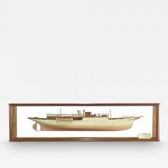 A half hull model of Egyptian Coast Guard Cutter Ab Bass by G L Watson 1891 - 3333742