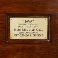 A half hull model of iron barque Java 1881 - 4259294