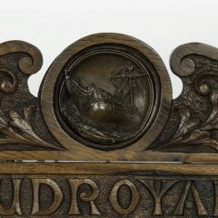 A hall bench made from the timbers of H M S Foudroyant 1897 - 3286939