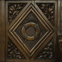 A hall bench made from the timbers of H M S Foudroyant 1897 - 3286942