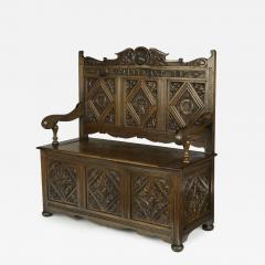 A hall bench made from the timbers of H M S Foudroyant 1897 - 3288978