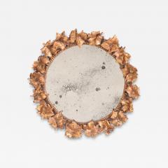 A handmade Sardinia style mirror in the manner of Michel Salerno  - 4267118
