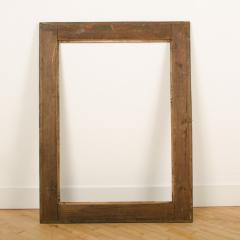 A large 19th C Dutch style ebonized carved wood frame mirror - 2107665