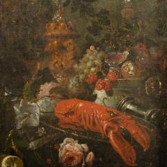 A large 19th Century Continental School Grotto Feast with Landscape  - 3407773