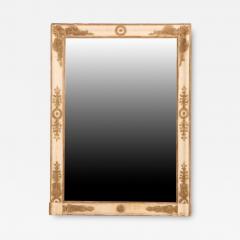 A large French Empire wood and gesso mirror C 1840  - 3930677