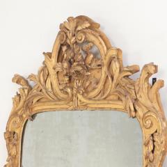 A large French Louis XV style carved giltwood mirror 18th C  - 4140814