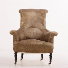 A large French Napoleon III library chair C 1860 - 3790376