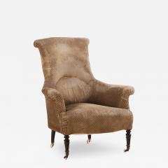 A large French Napoleon III library chair C 1860 - 3792402