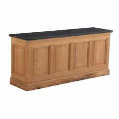 A large French oak store counter C 1900  - 4232283