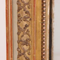 A large French painted and gilt mirror C 1880  - 4270370