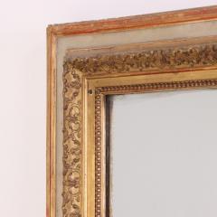 A large French painted and gilt mirror C 1880  - 4270372
