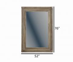 A large French painted mirror C 1920  - 4113338