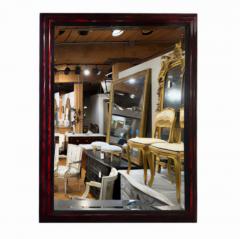 A large French ripple carved and faux tortoiseshell cushion mirror  - 4140962