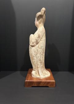 A large Pottery Tomb Figure of a Corpulent Lady TL tested  - 4126977