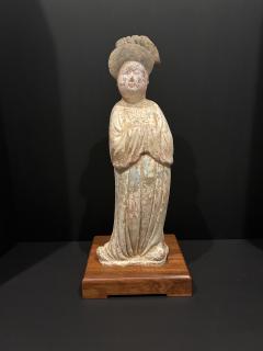 A large Pottery Tomb Figure of a Corpulent Lady TL tested  - 4126980