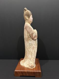A large Pottery Tomb Figure of a Corpulent Lady TL tested  - 4126981