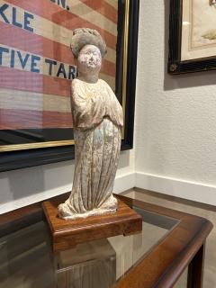 A large Pottery Tomb Figure of a Corpulent Lady TL tested  - 4126982