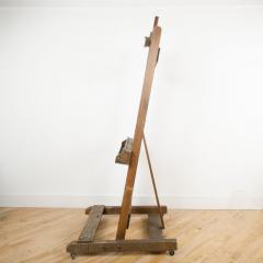 A large adjustable antique artist easel from France - 1823365