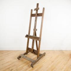 A large adjustable antique artist easel from France - 1823367