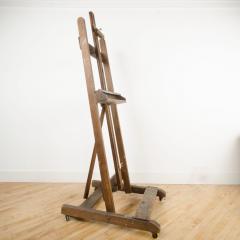 A large adjustable antique artist easel from France - 1823372