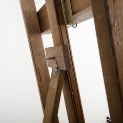 A large adjustable antique artist easel from France - 1823376