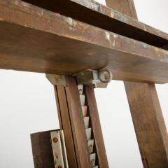 A large adjustable antique artist easel from France - 1823379