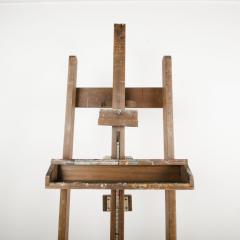 A large adjustable antique artist easel from France - 1823382