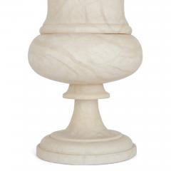 A large alabaster campagna shaped vase - 2912305