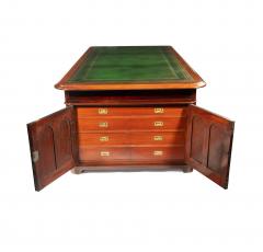 A large and imposing Victorian mahogany partners desk - 3039437