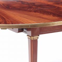 A large bronze mounted flame mahogany dining table Circa 1945  - 3019966