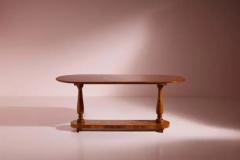 A large oval serving table artistic Chiavari craftsmanship Italy 1940s - 4135193