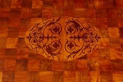 A large oval serving table artistic Chiavari craftsmanship Italy 1940s - 4135203