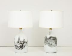 A large pair of Holmegaard lamps Designed by Michael Bang - 3305391