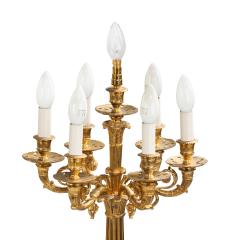 A large pair of onyx and ormolu lamps - 1443863